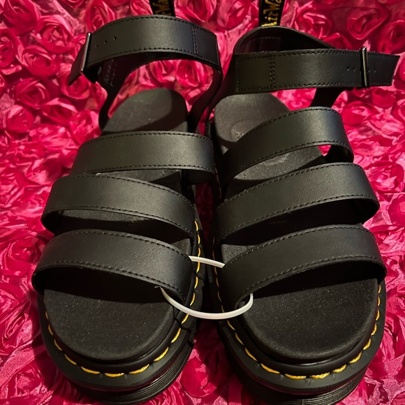 BLAIRE WOMEN'S BRANDO LEATHER STRAP SANDALS - Picture 2 of 8